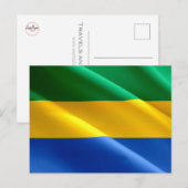 Carte Postale Gabon - Gabonese Flag - (Devant / Derrière)