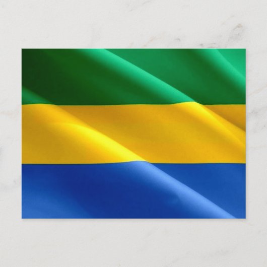Carte Postale Gabon - Gabonese Flag - (Devant)