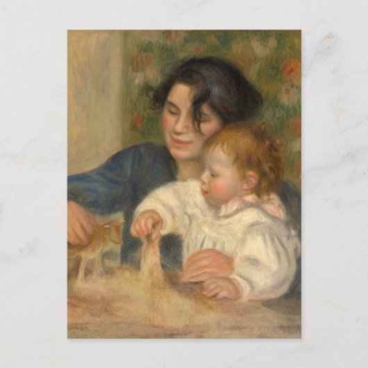 Carte Postale Gabrielle et Jean par Pierre-auguste Renoir (Devant)