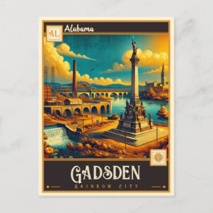 Carte Postale Gadsden, Alabama   VINTAGE