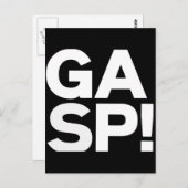 Carte Postale gaffe ! (Devant / Derrière)