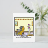 Carte Postale Gagnant du Dog-Show : Dessin de chien (Debout devant)