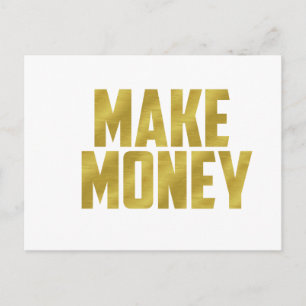Carte Postale Gagnez de l'argent