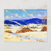 Carte Postale Gagnon - En hiver dans les Laurentides (Devant)