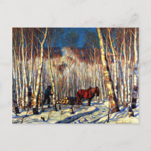 Carte Postale Gagnon - Marche dans les Bois de Birch