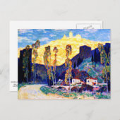 Carte Postale Gagnon - Soir, Sienne - peinture célèbre (Devant / Derrière)