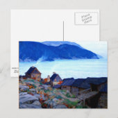 Carte Postale Gagnon - Soirée sur la rive nord (Devant / Derrière)