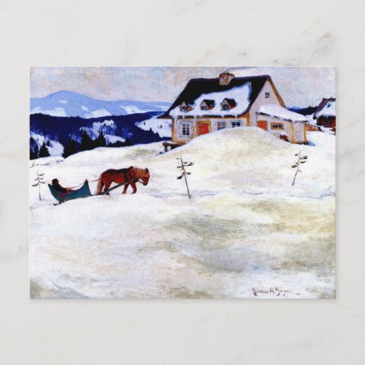 Carte Postale Gagnon - Une ferme Laurentienne, (Devant)