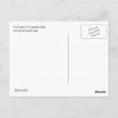 Carte Postale Gaillardia 1 (Dos)