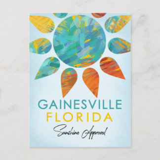 Carte Postale Gainesville Floride Sunshine Travel