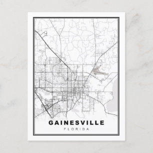 Carte Postale Gainesville Map