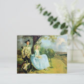 Carte Postale Gainsborough, Mr. and Mrs. Andrews, (Debout devant)