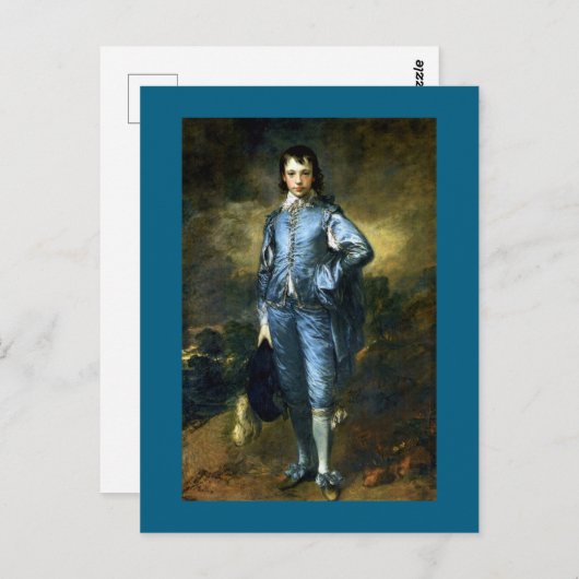 Carte Postale Gainsborough - The Blue Boy, (Devant / Derrière)