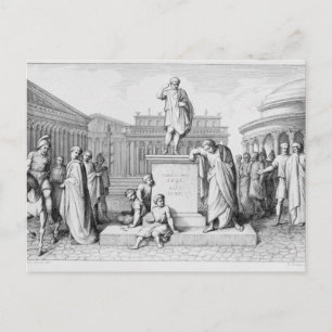 Carte Postale Gaius Gracchus pleurant devant la statue de son pè