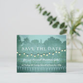 Carte Postale Gala de Noël Forsyth Park Savannah GA Party (Debout devant)