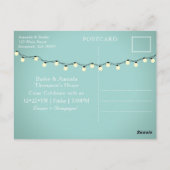 Carte Postale Gala de Noël Forsyth Park Savannah GA Party (Dos)