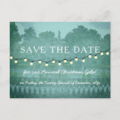 Carte Postale Gala de Noël Forsyth Park Savannah GA Party (Devant)