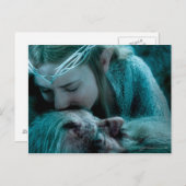 Carte Postale Galadriel embrasse Gandalf (Devant / Derrière)