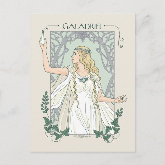 Carte Postale Galadriel Lumière de Valinor Graphique (Devant)