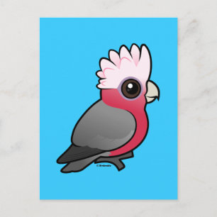 Carte Postale Galah Birdorable