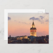 Carte Postale Galata Tower, Istanbul (Devant / Derrière)