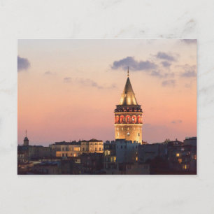 Carte Postale Galata Tower, Istanbul