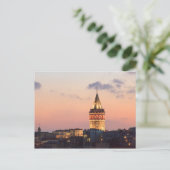 Carte Postale Galata Tower, Istanbul (Debout devant)