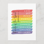 Carte Postale Galates 5:22-23 Fruit de l'Esprit (Devant)