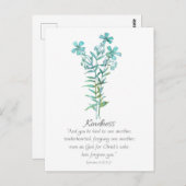 Carte Postale Galatians Fruit of the Spirit Kindness Scripture (Devant / Derrière)