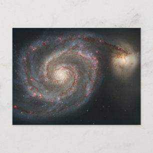 Carte Postale Galaxie à bulles (espace) (univers) (Messier 51A)