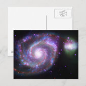 Carte Postale Galaxie du tourbillon M51 : Une beauté classique (Devant / Derrière)