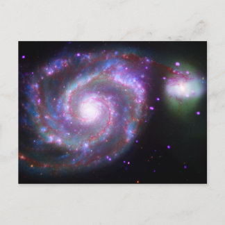 Carte Postale Galaxie du tourbillon M51 : Une beauté classique