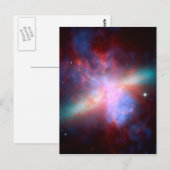Carte Postale Galaxie M82 (Devant / Derrière)