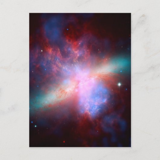 Carte Postale Galaxie M82 (Devant)