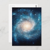 Carte Postale Galaxie spirale (Devant / Derrière)