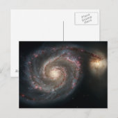 Carte postale Galaxie Spirale (Devant / Derrière)