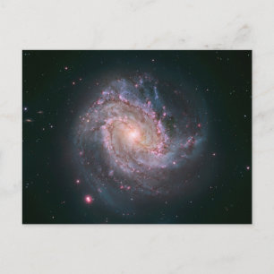 Carte Postale Galaxie spirale barrée Messier 83.2