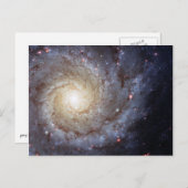 Carte Postale Galaxie spirale M74 (Hubble) (Devant / Derrière)