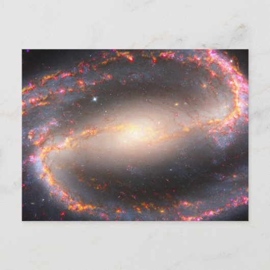 Carte Postale Galaxie Spirale Ngc 1300. (Devant)