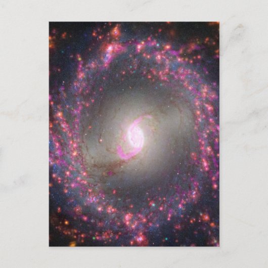 Carte Postale Galaxie spirale Ngc 3351. (Devant)