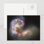 Carte Postale Galaxies d'Antennes (Devant / Derrière)