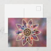 Carte postale Galaxies marbrées (Devant / Derrière)