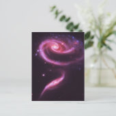 Carte Postale Galaxies Rose Pâle (Debout devant)