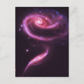 Carte Postale Galaxies roses (Devant)