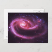 Carte Postale Galaxies roses (Devant / Derrière)