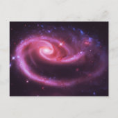 Carte Postale Galaxies roses (Devant)