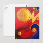 Carte postale Galaxy (Devant / Derrière)