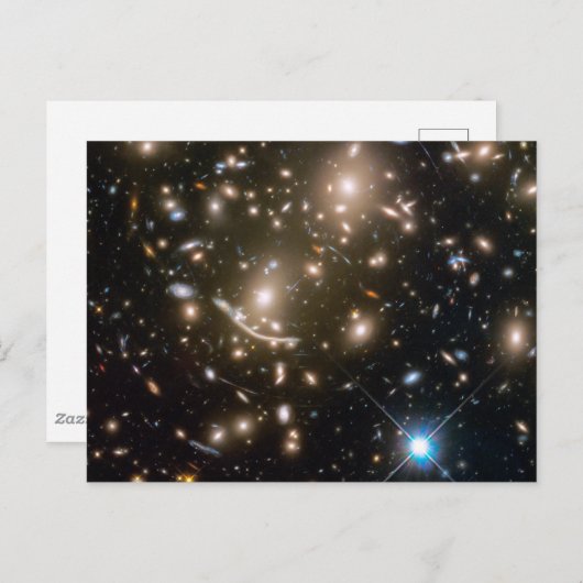 Carte Postale Galaxy Cluster Abell 370 (Devant / Derrière)