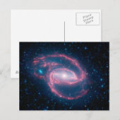 Carte postale Galaxy enroulée (Devant / Derrière)