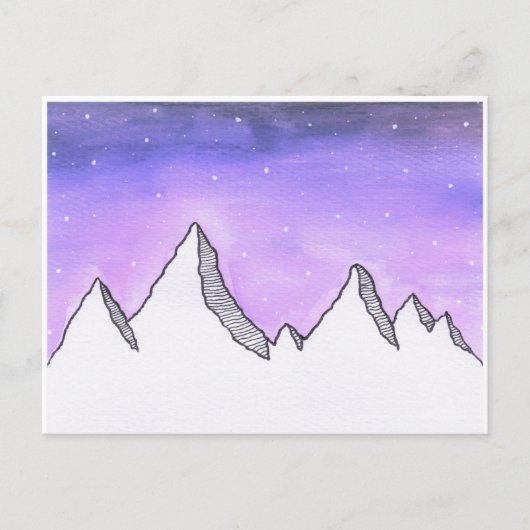 Carte postale Galaxy Mountain (Devant)